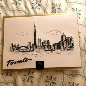 Toronto Embroidery Papyrus blank card